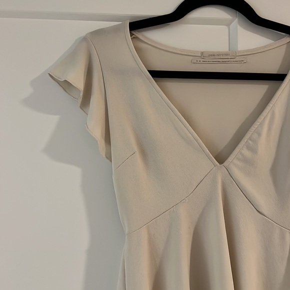 Urban Outfitters Flutter Sleeve Blouse - Picture 2 of 3